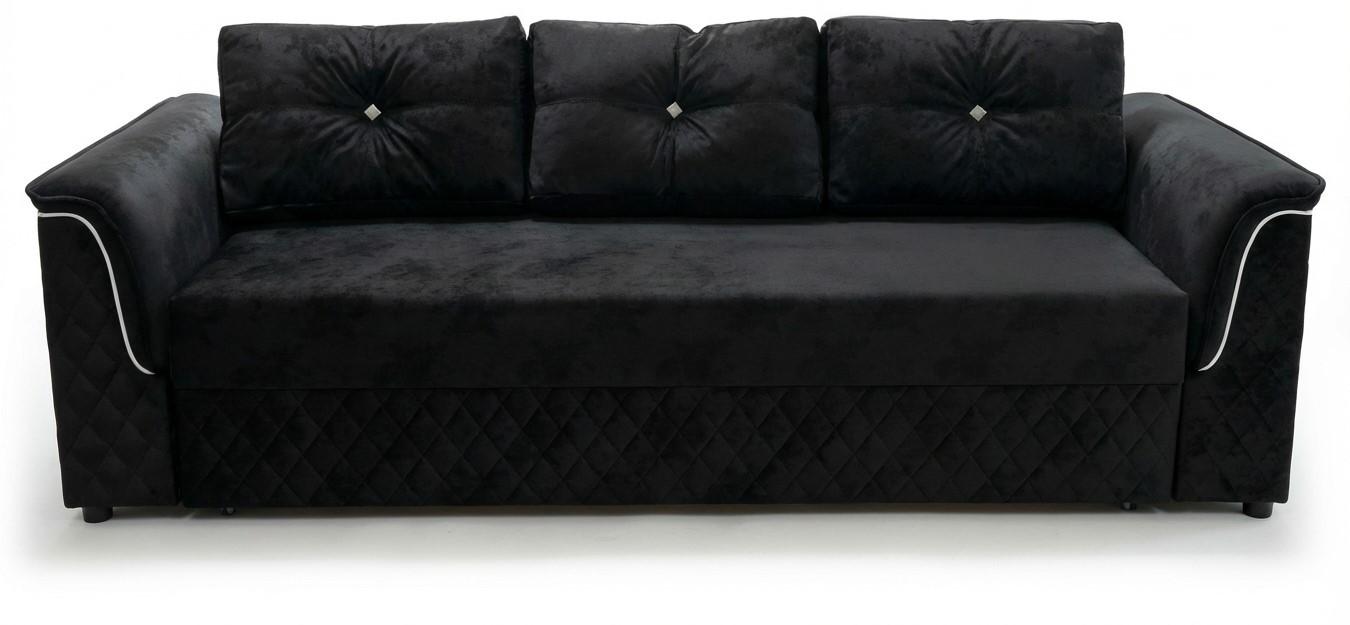 Диван StarM Rio (2.45 м) Черный