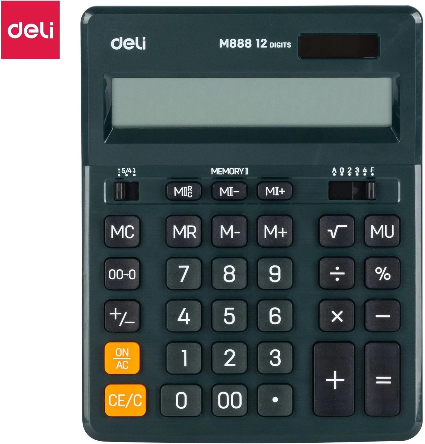 Калькулятор Deli DLEM888FGN