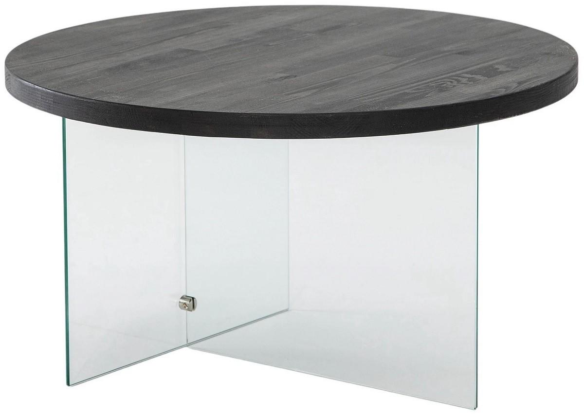 Masuta de cafea, reviste Trendy Serenity Antracit (Gri)/Transparent