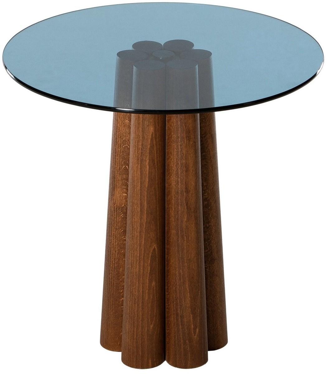 Журнальный столик Trendy Thales Орех (Коричневый)/Синий