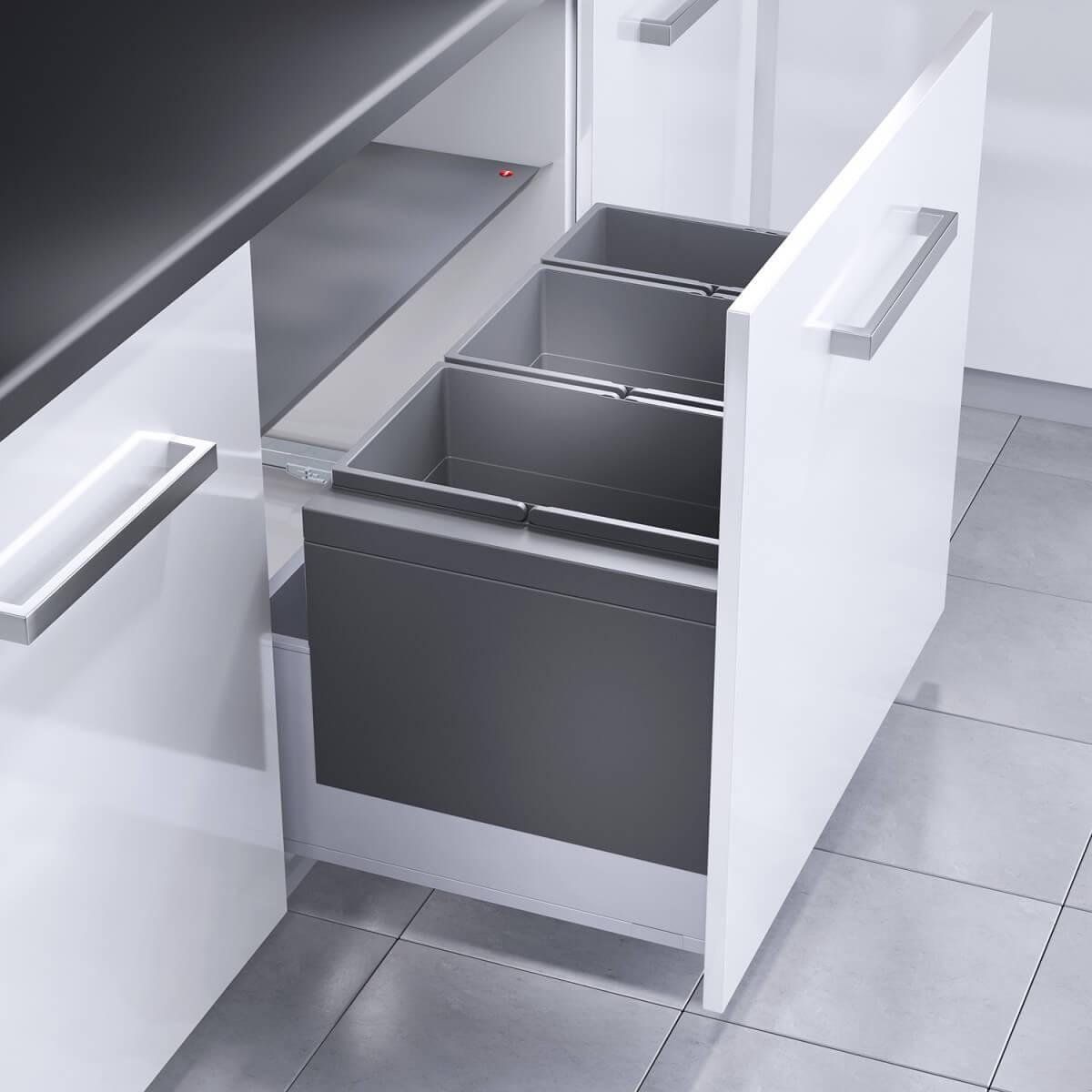 Мусорное ведро Hailo Triple XL 800