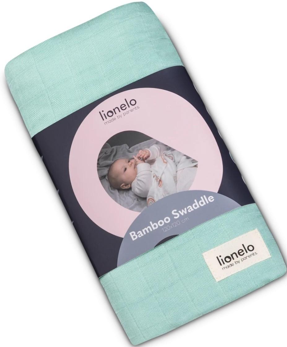 Одеяло Lionelo Bamboo Swaddle Green Mint