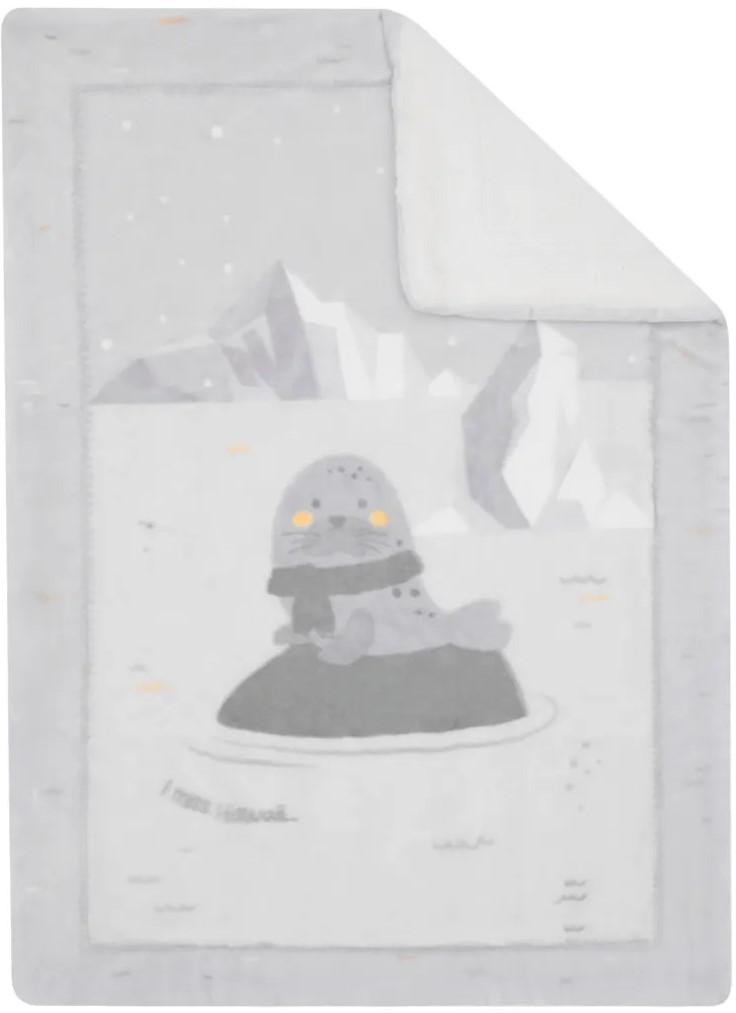 Одеяло Kikka Boo Sherpa Seally Me Grey 80x110 см