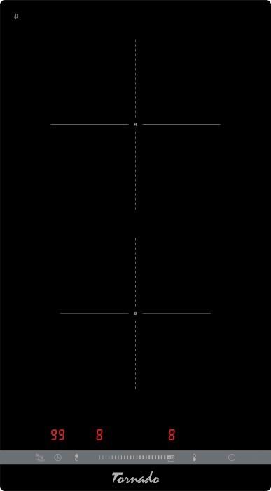 Plita incorporabila electrica Tornado GTR 3036 GROOVE INDUCTION BL