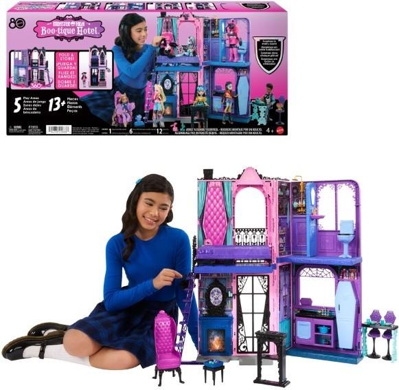 Кукольный домик BARBIE Monster High „Boo-tique Hotel” (JBF16)