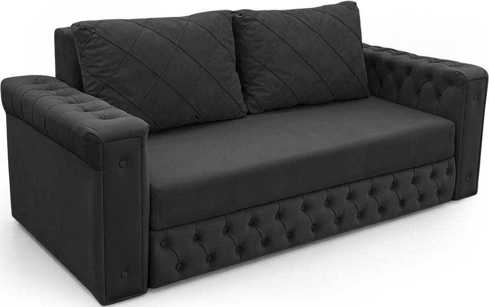 Canapea Aurus Dolce 175 cm (delfin) Negru