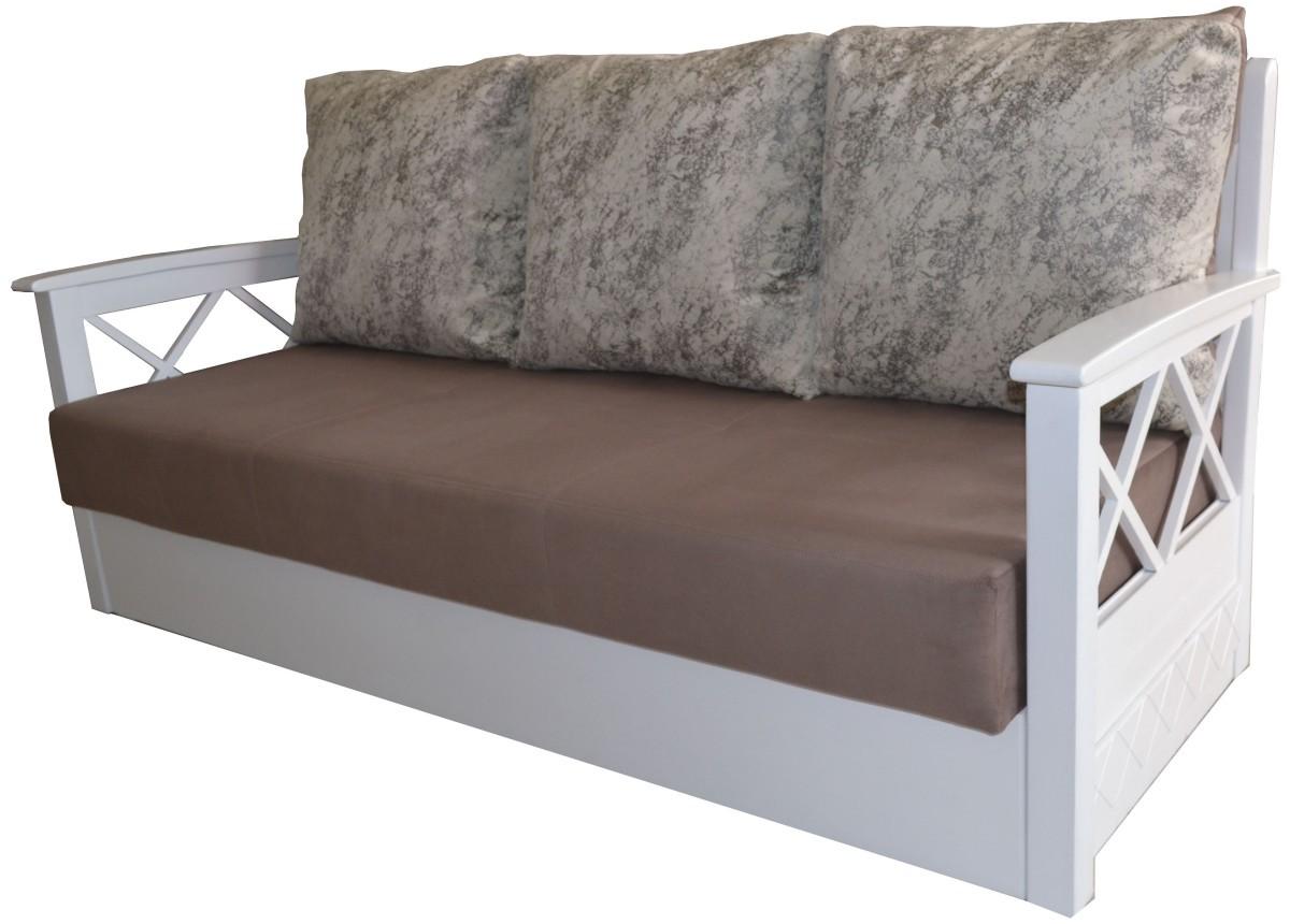 Canapea Viitorul Acordeon P Alb / Maro-Gri