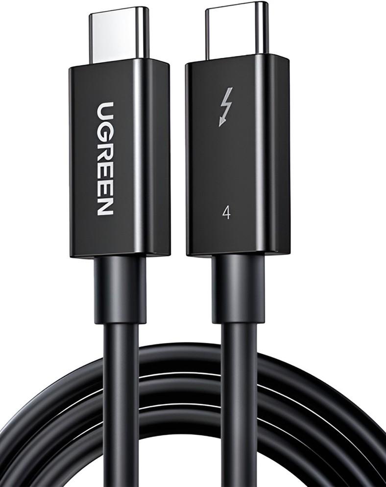 USB-кабель Ugreen US501 Type-C to Type-C Thunderbolt 4 40Gbps Black