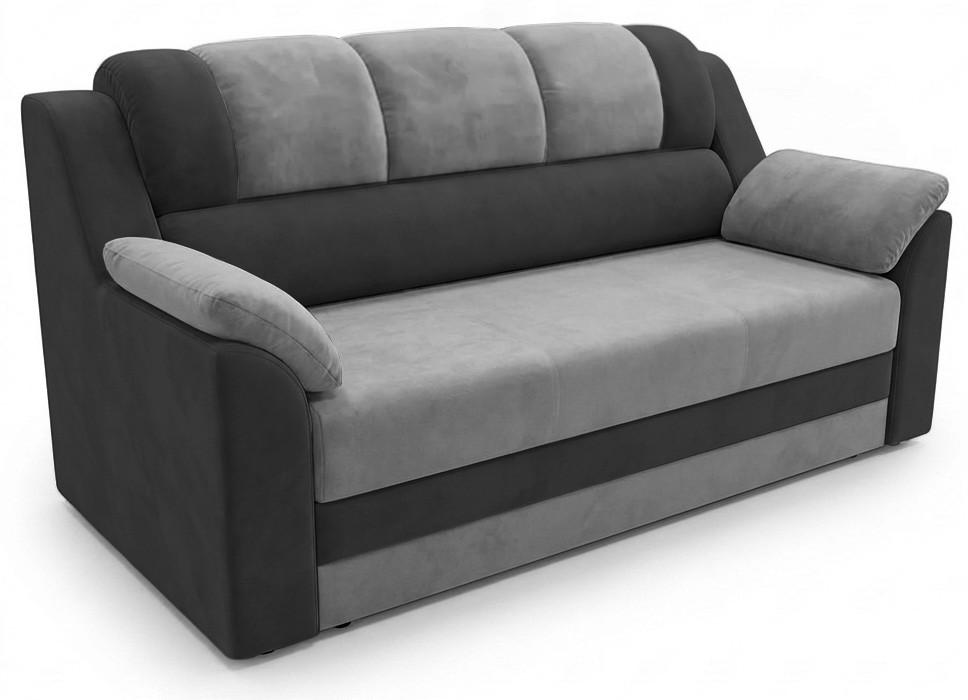 Canapea Aurus Grand 195 cm (delfin) Gri / Negru