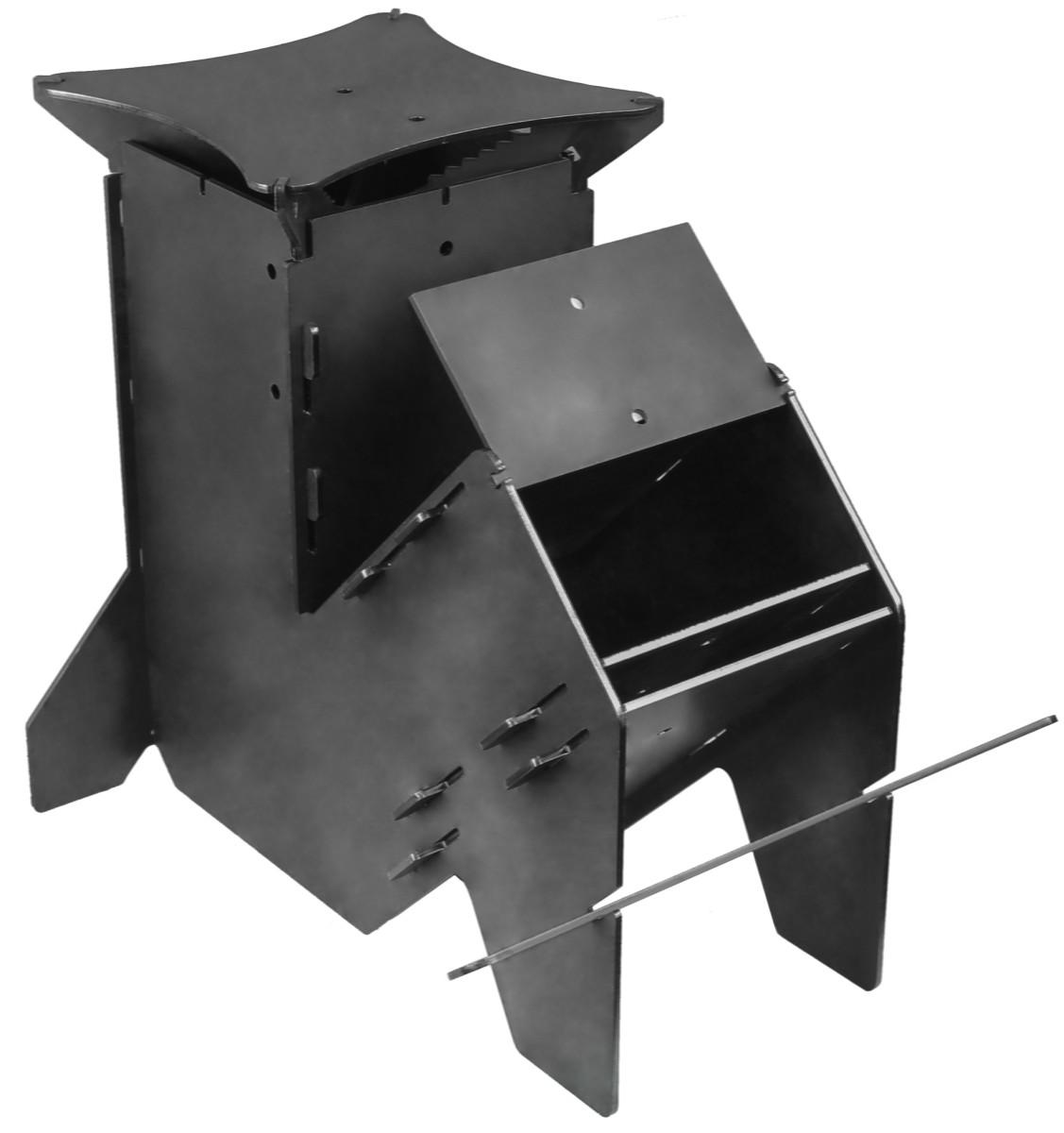 Gratar pentru frigarui AibGrill Camp Medium PLus