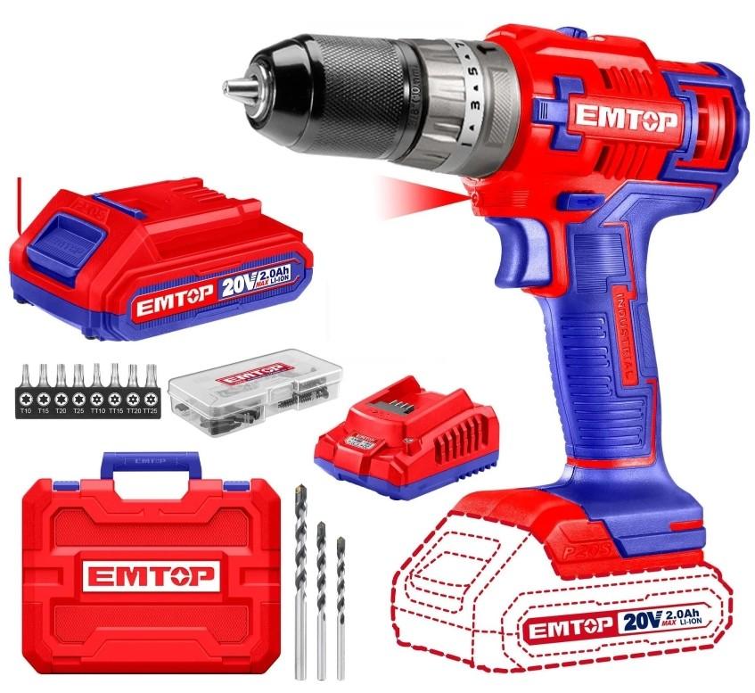 Дрель Emtop ECIDL6200128