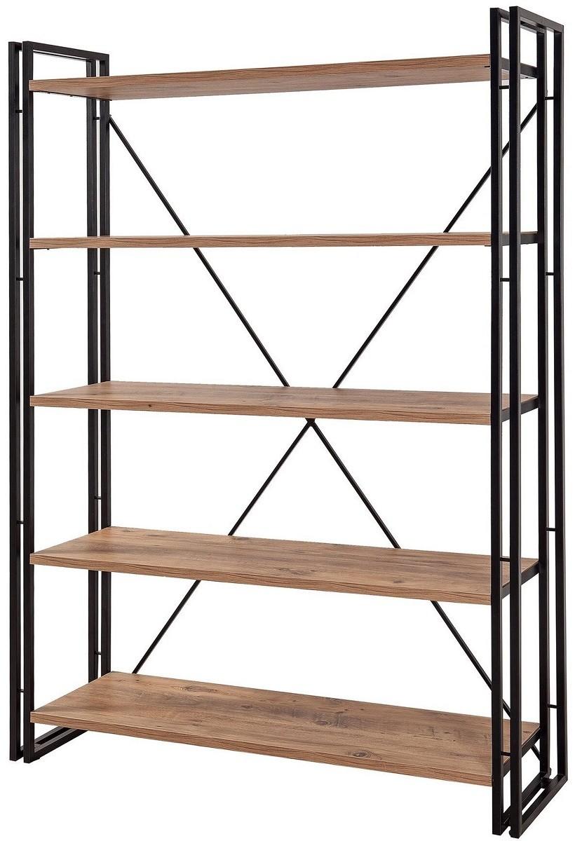 Стеллаж Trendy Cosmo Fix Атлантическая сосна (Коричневый)/Черный