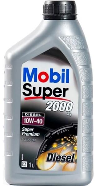 Моторное масло Mobil Super 2000 D 10W40 1л