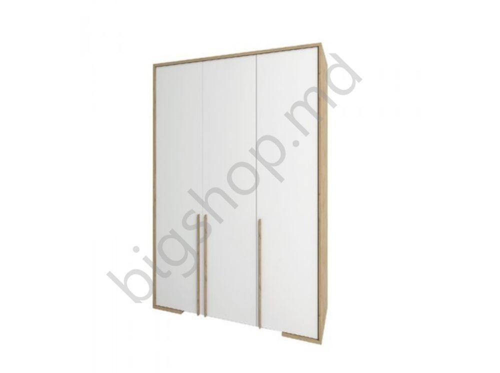 Dulap Sokme Francesca 3D (Stejar Wotan/Alb)