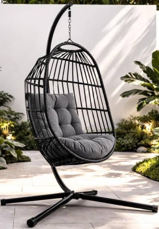 Садовые качели Tehno Ms Joyce Black