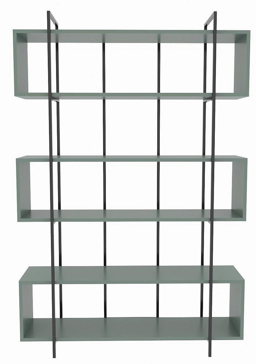 Etajera Trendy Bruti Verde/Negru