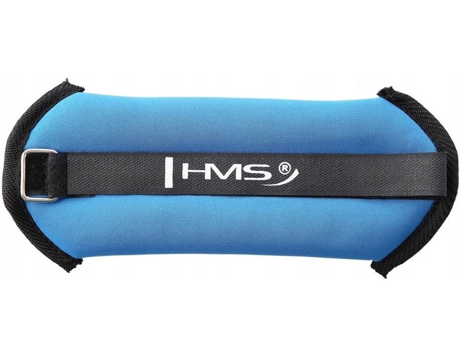 Утяжелитель для фитнеса HMS OB04 2x1кг (Blue/Black)