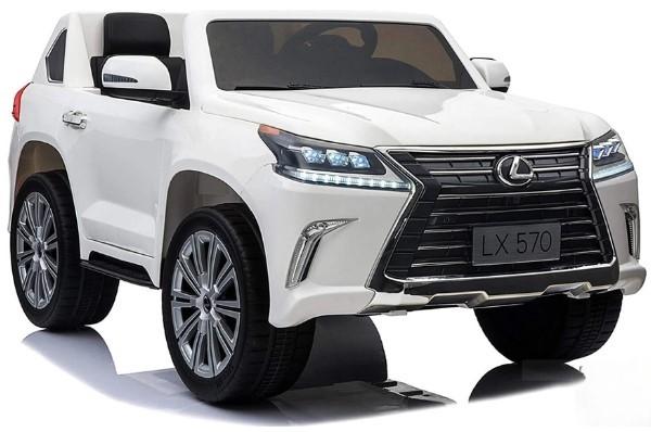 Maşină electrică Kids Car Lexus LX570 White