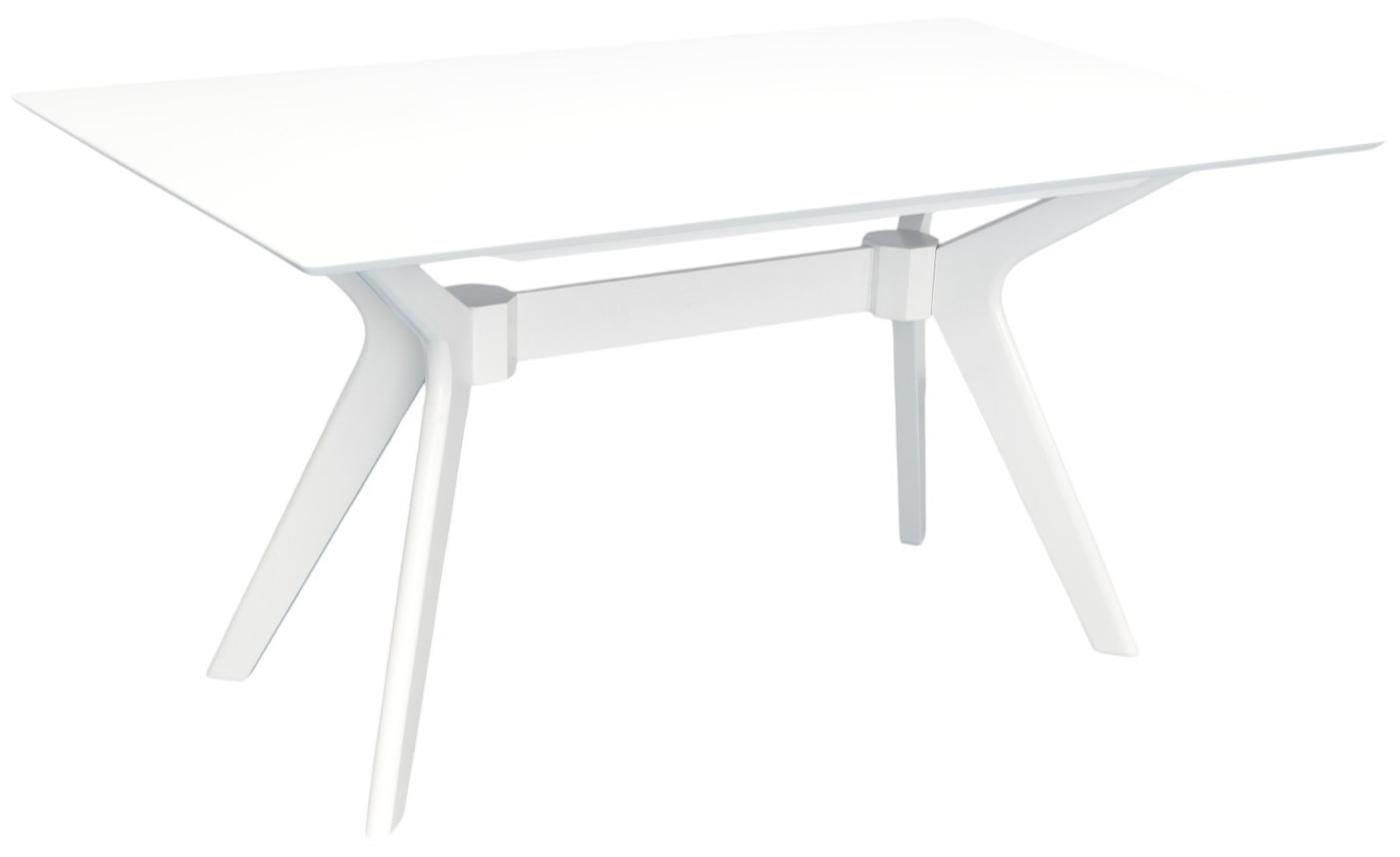 Masa Evelin Raffles Rectangular White (Alb)