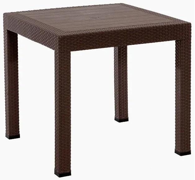 Стол садовый Modalife Rattan Коричневый