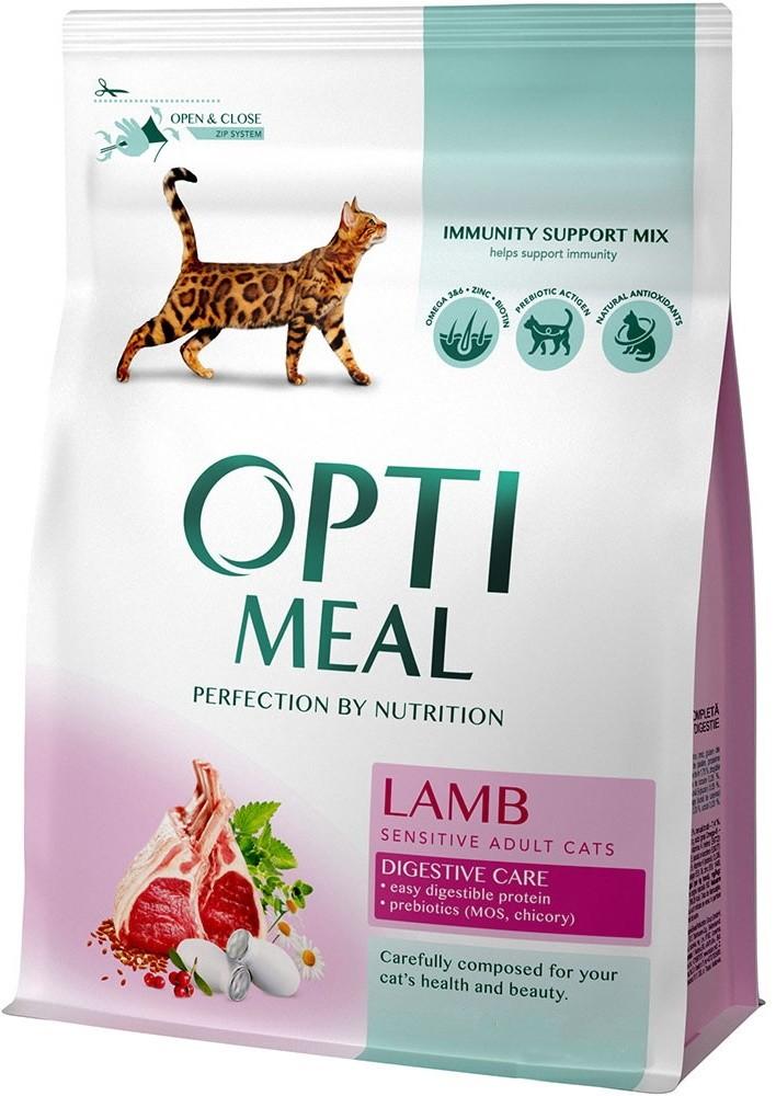 Hrana uscata pentru pisici Optimeal Cat Lamb 4kg