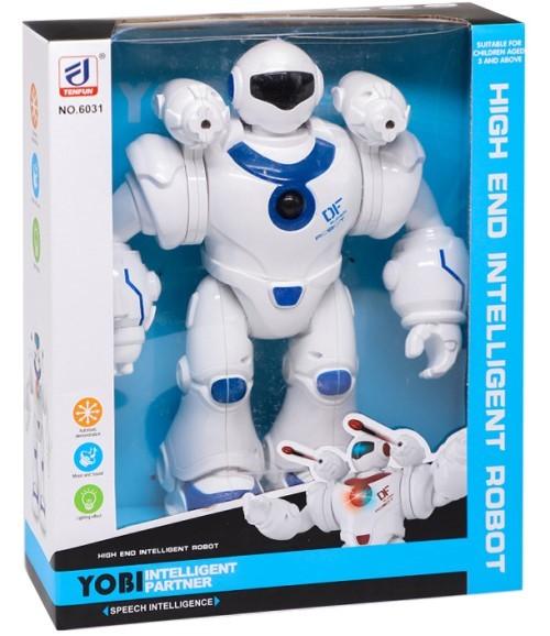 Robot jucarie New World Yobi Blue 6031