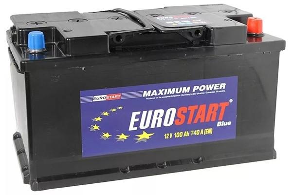 Аккумулятор EUROSTART BLUE 100 Ah (R) ETN0 740A