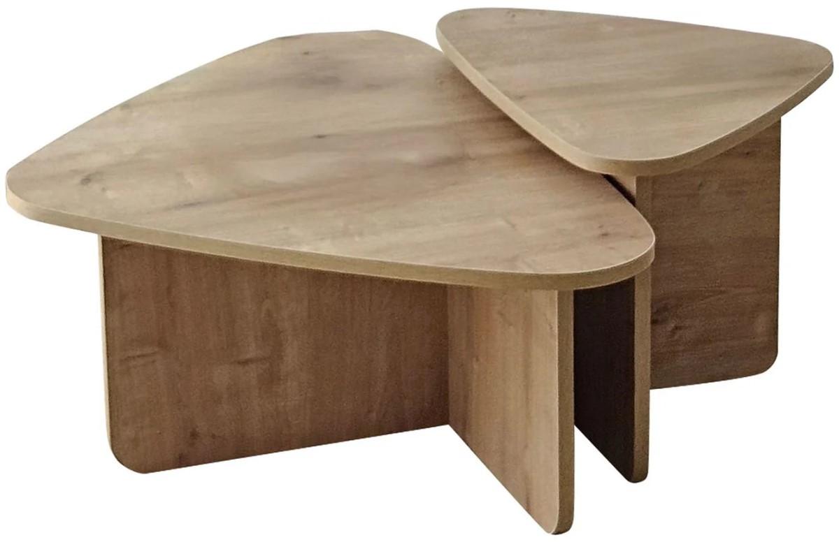 Masuta de cafea, reviste Trendy Ballare Set Stejar safir (Bej)