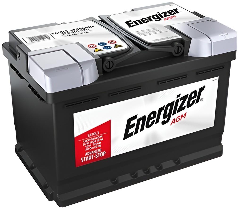 Аккумулятор Energizer 12V 70 Ah Premium AGM (прав) Germany