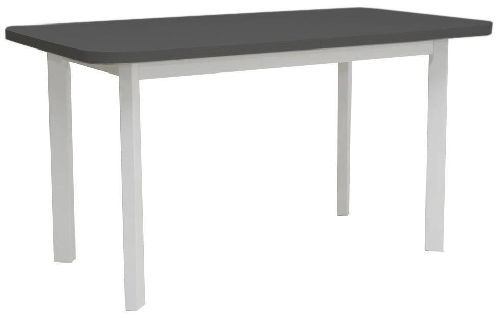 Стол Drewmix Wenus 2 P Графит / Белый