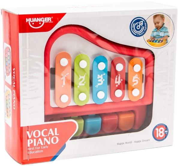 Jucarie muzicala New World Vocal Piano Red (HE8011)