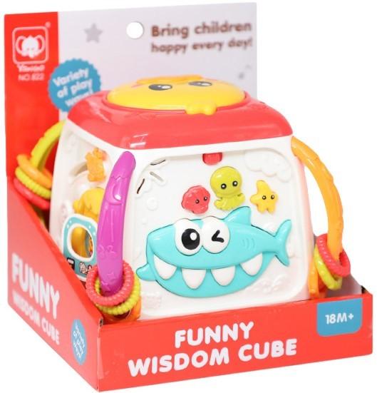 Joc de logica New World Funny Wisdom Cube Red (822)