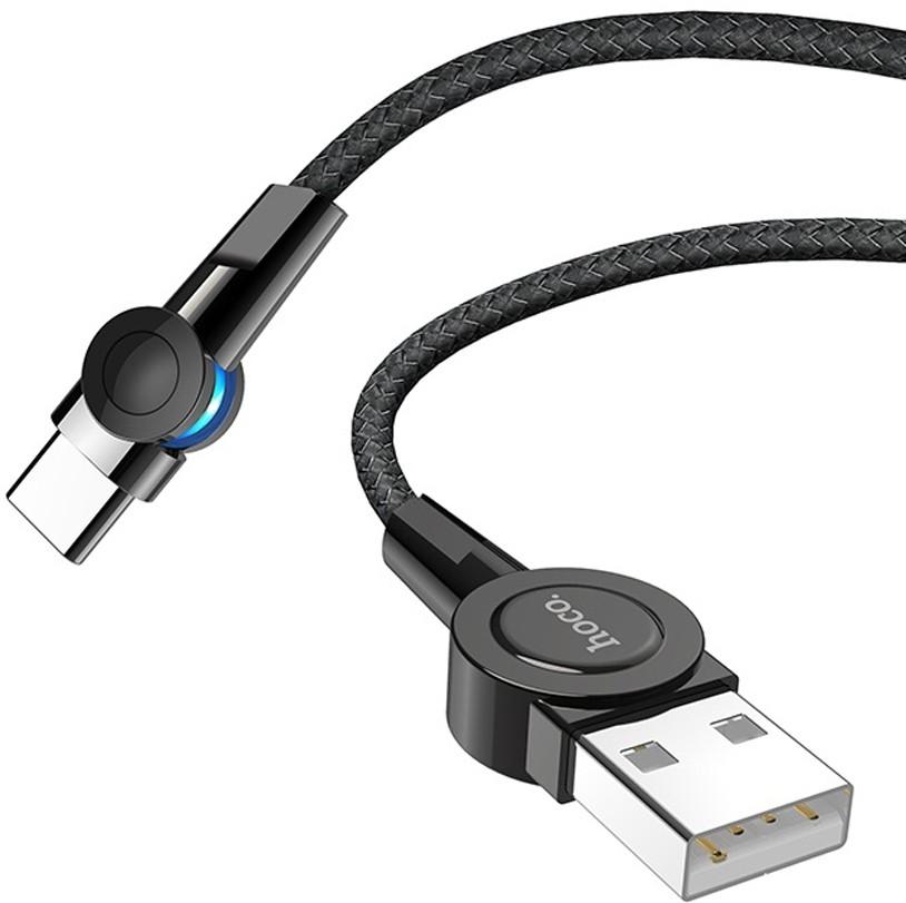 USB-кабель HOCO USB to Type-C Magnetic S8 2.4A 1.2m Black