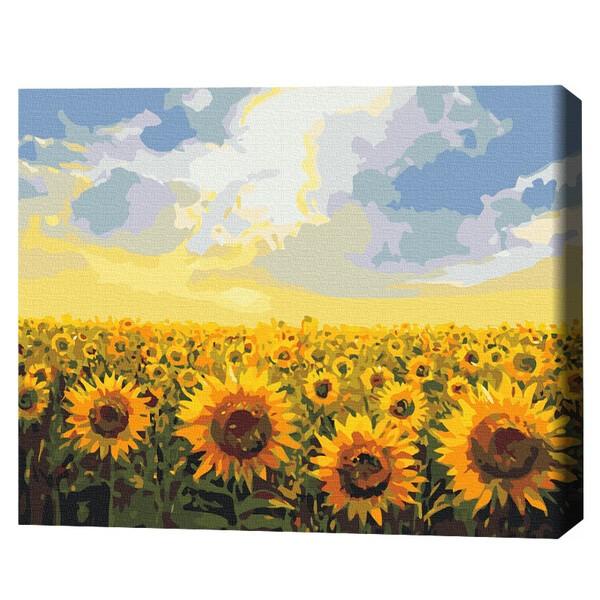 Tablou pe numere BrushMe Câmp de floarea soarelui 40×50 cm (fără cutie) BS135FC