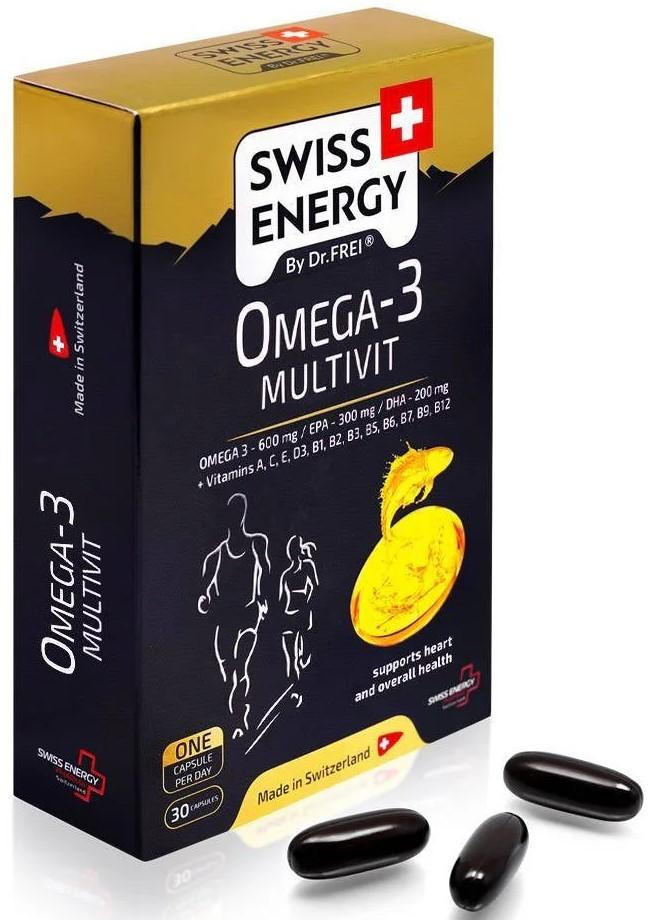 Acizi grasi Swiss Energy Omega-3 Multivit