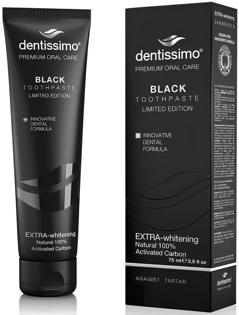 Зубная паста Dentissimo Extra Whitening BLACK