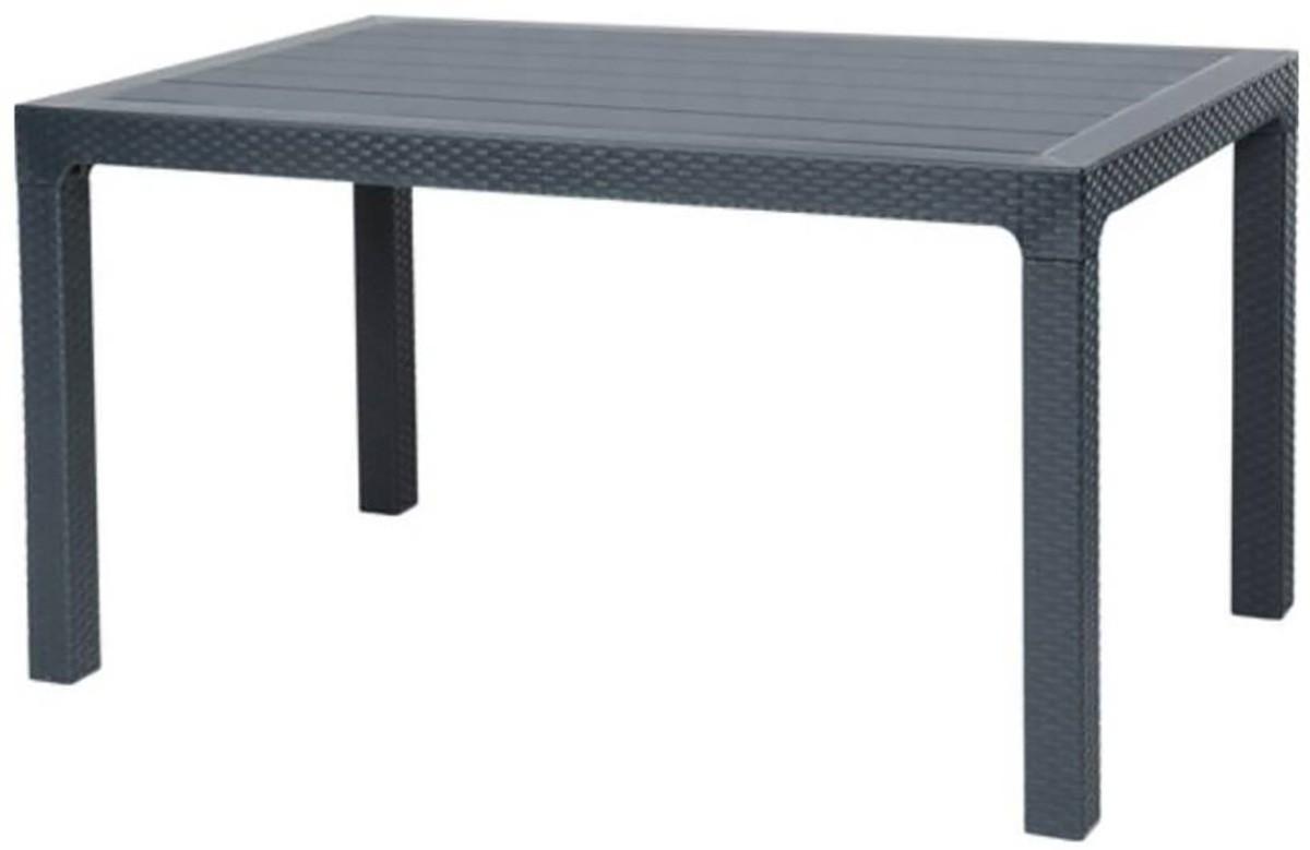 Стол садовый Sonmez Elit Rattan 70x120 Антрацит