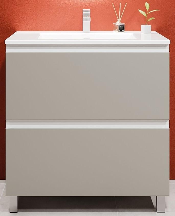 Dulap sub lavoar Bayro Wings Light Grey 800