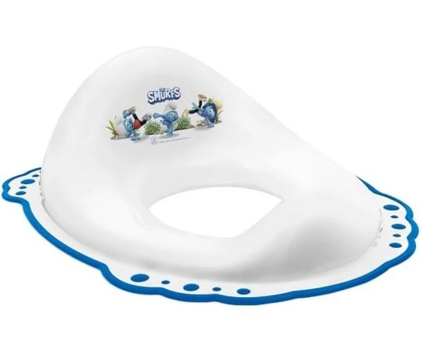Сolac wc copii Maltex The Smurfs White/Blue (2 componente)