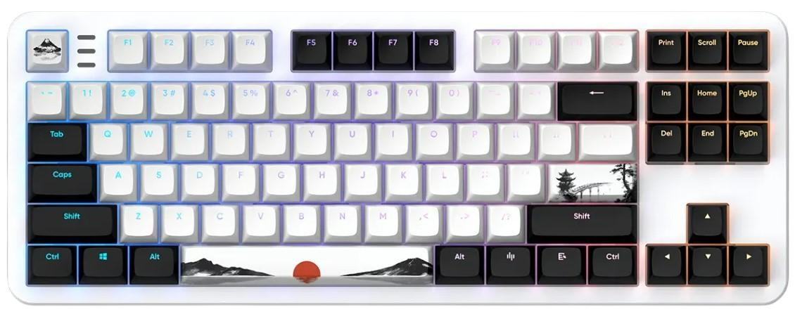 Tastatura gaming Dark Project 87 Fuji II White