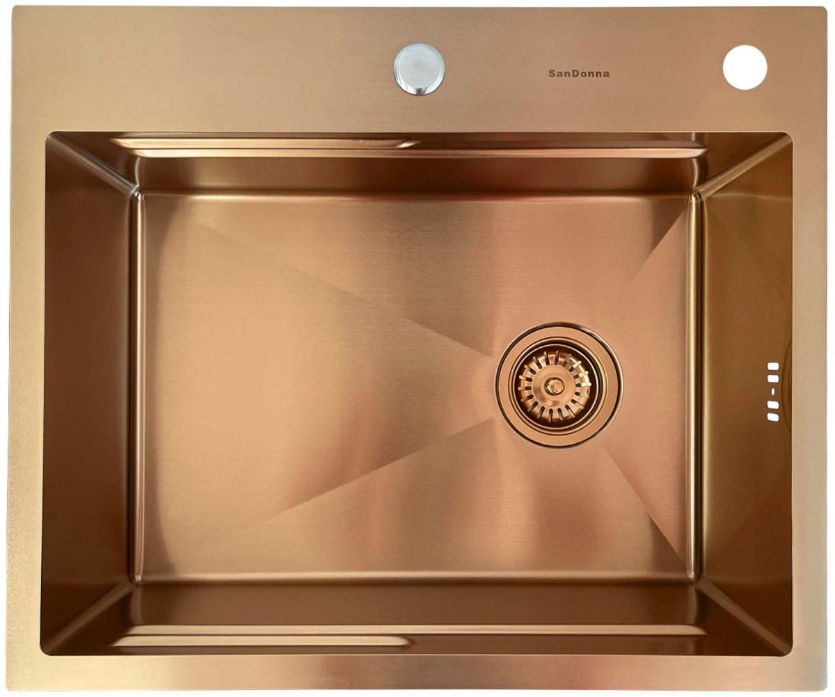 Кухонная мойка SanDonna HD6050 Медный