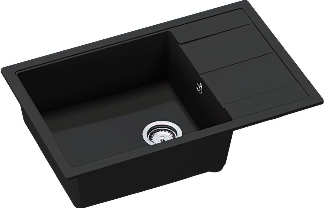 Кухонная мойка SanDonna Ines 780 Metallic Black