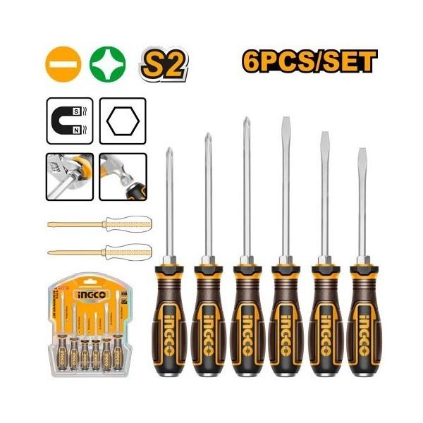 Set de surubelnite INGCO HGTST0608
