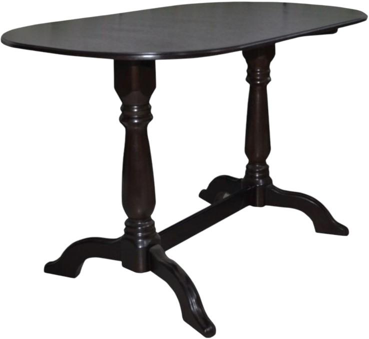 Стол Viitorul Ovala 120x70 см Дуб Темный