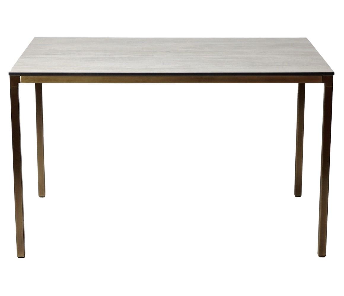 Masa Papatya Slim 120x80cm Chement/Brass