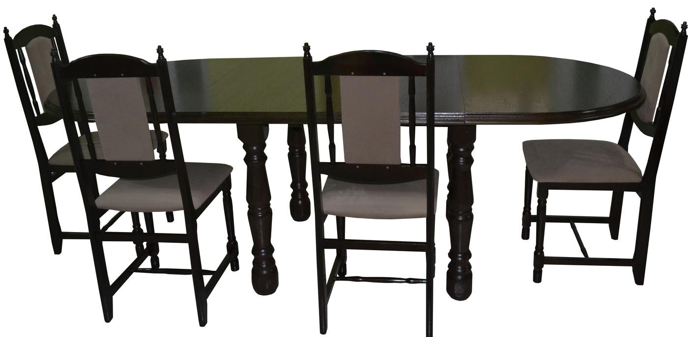 Masa Viitorul Ovala Ext. 240x100 cm Stejar Închis