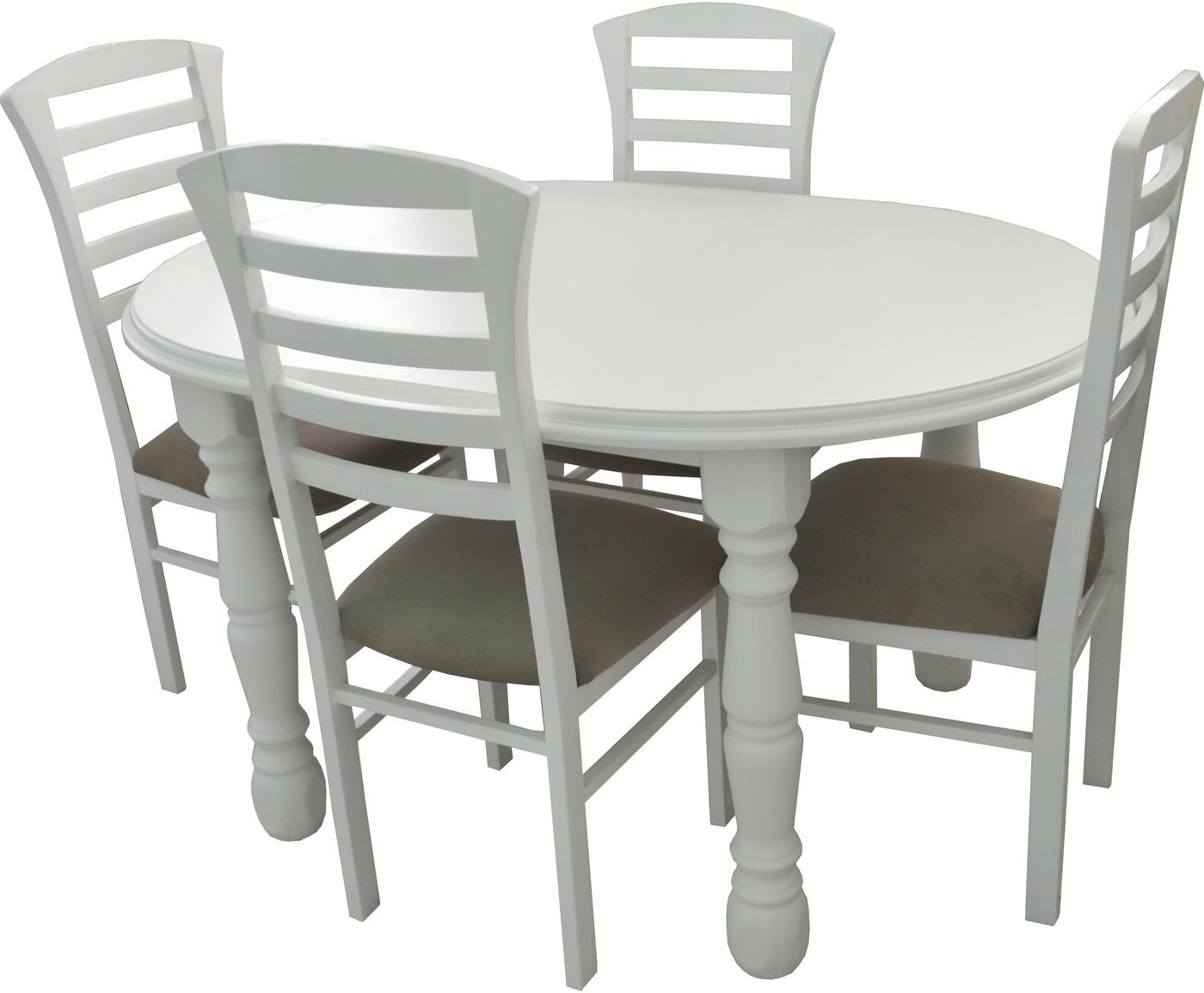 Стол Viitorul Ovala Ext. 240x100 см Белый