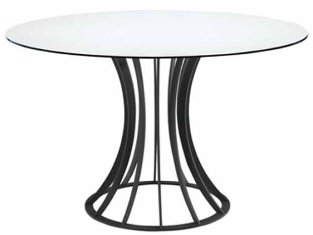 Стол Papatya Onix 120см Antracite/White