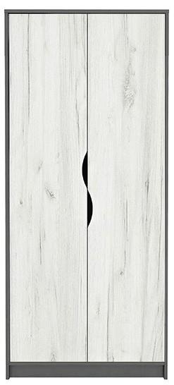 Детский шкаф Yasen Дисней 900 Графит(Серый)/ Дуб Крафт Белый