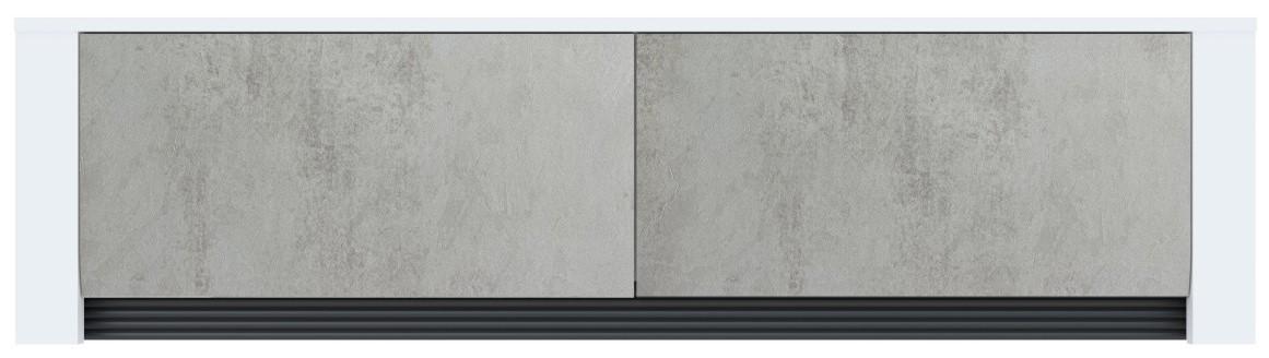 Raft de perete Yasen Bodena Nimfea Alb / Oxid Deschis / Negru